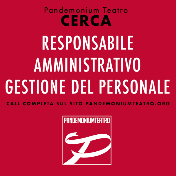 News CALL AMMINISTRATORE PANDEMONIUM